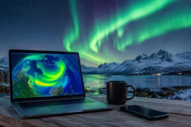 How to Use Cloud Maps for Northern Lights