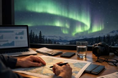 Aurora Tourism Means Planning for Uncertainty