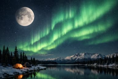 Moon Phase Aurora Viewing and Northern Lights