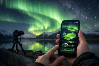 Iceland Aurora Alert App for Smarter Nights