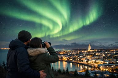 Reykjavik Northern Lights Viewing Tips Tonight