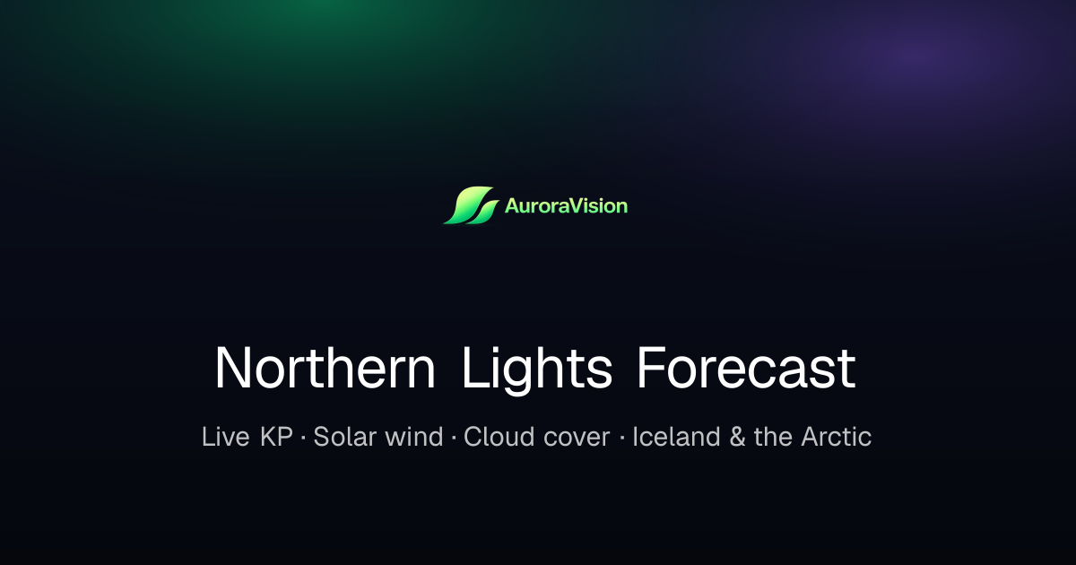 AuroraVision — Northern Lights Forecast Iceland